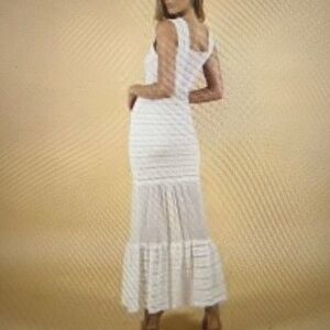 NightCap Clothing White  Martini long dress XS NWT (Bridal, Engagement, Summer)